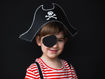 Picture of PIRATES HAT AND EYEPATCH 14CM